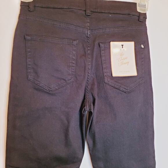 New Ted Baker The Classic skinny jeans Size 26 Black Minimal Staple Capsule - Picture 5 of 12